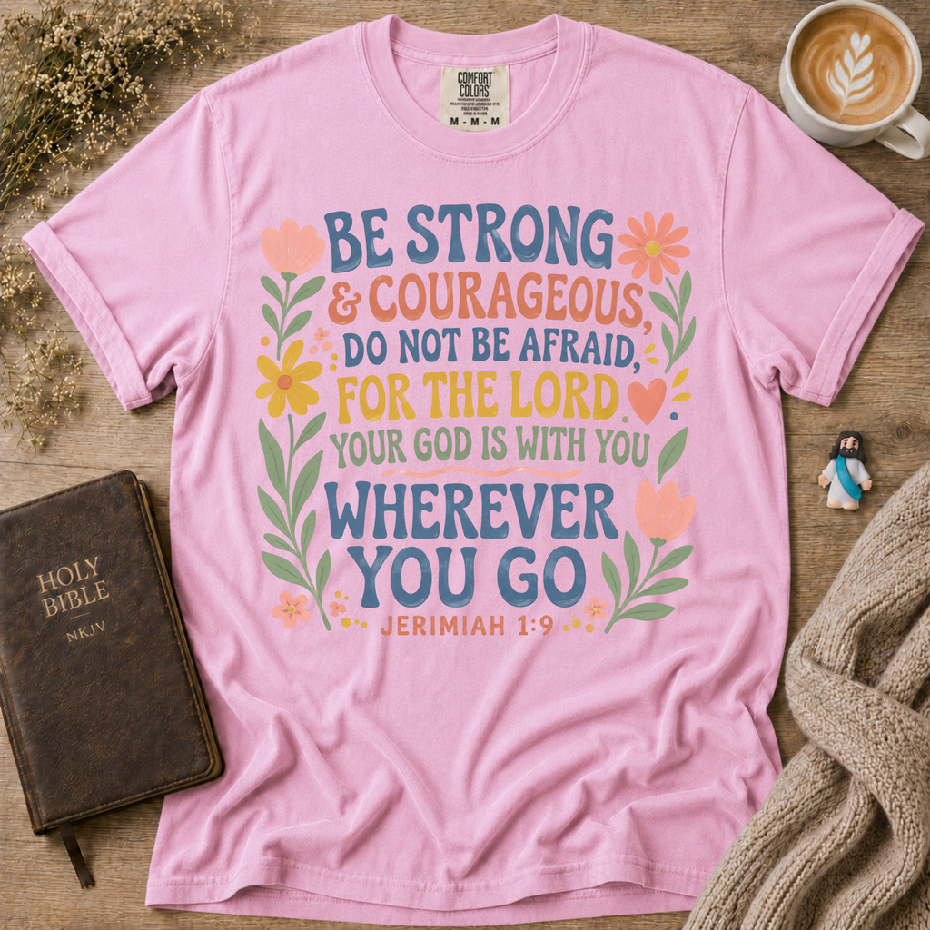 Jerimiah 1:9 T-Shirt | Christian Faith Graphic Tee