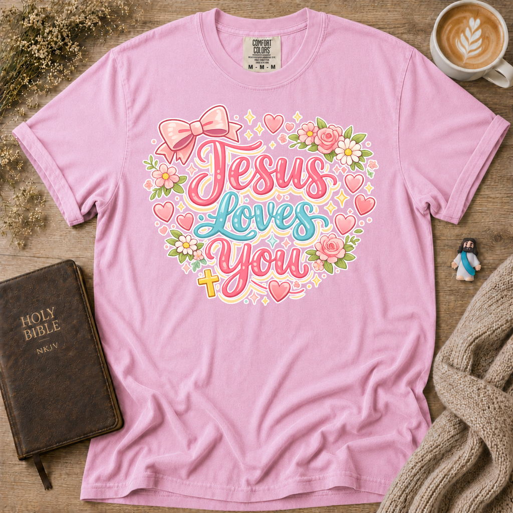 Jesus Loves You T-Shirt | Christian Faith Graphic Tee