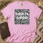 God Is Good Zebra T-Shirt | Christian Faith Graphic Tee