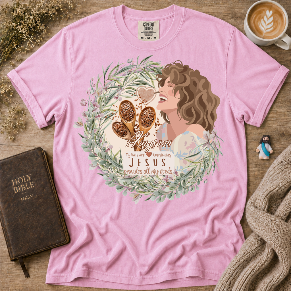 Vats Overflowing T-Shirt | Christian Faith Graphic Tee