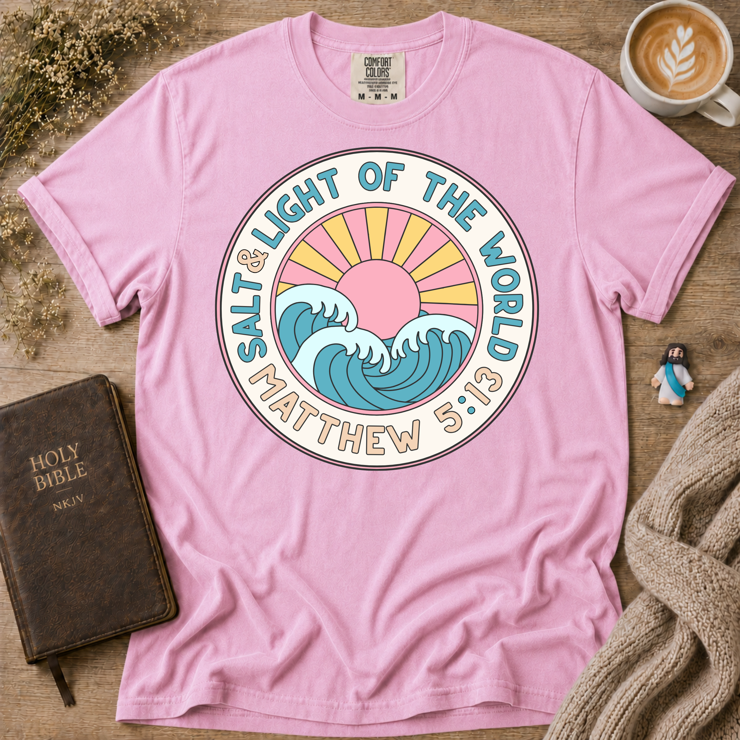 Salt & Light T-Shirt | Christian Faith Graphic Tee