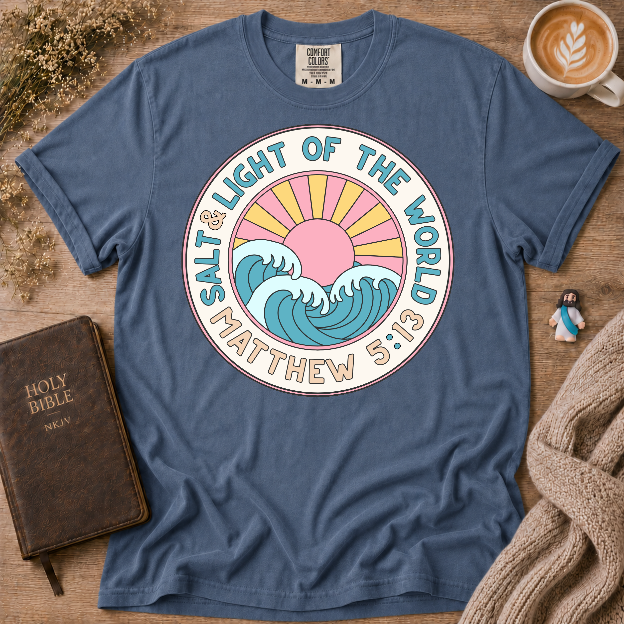 Salt & Light T-Shirt | Christian Faith Graphic Tee