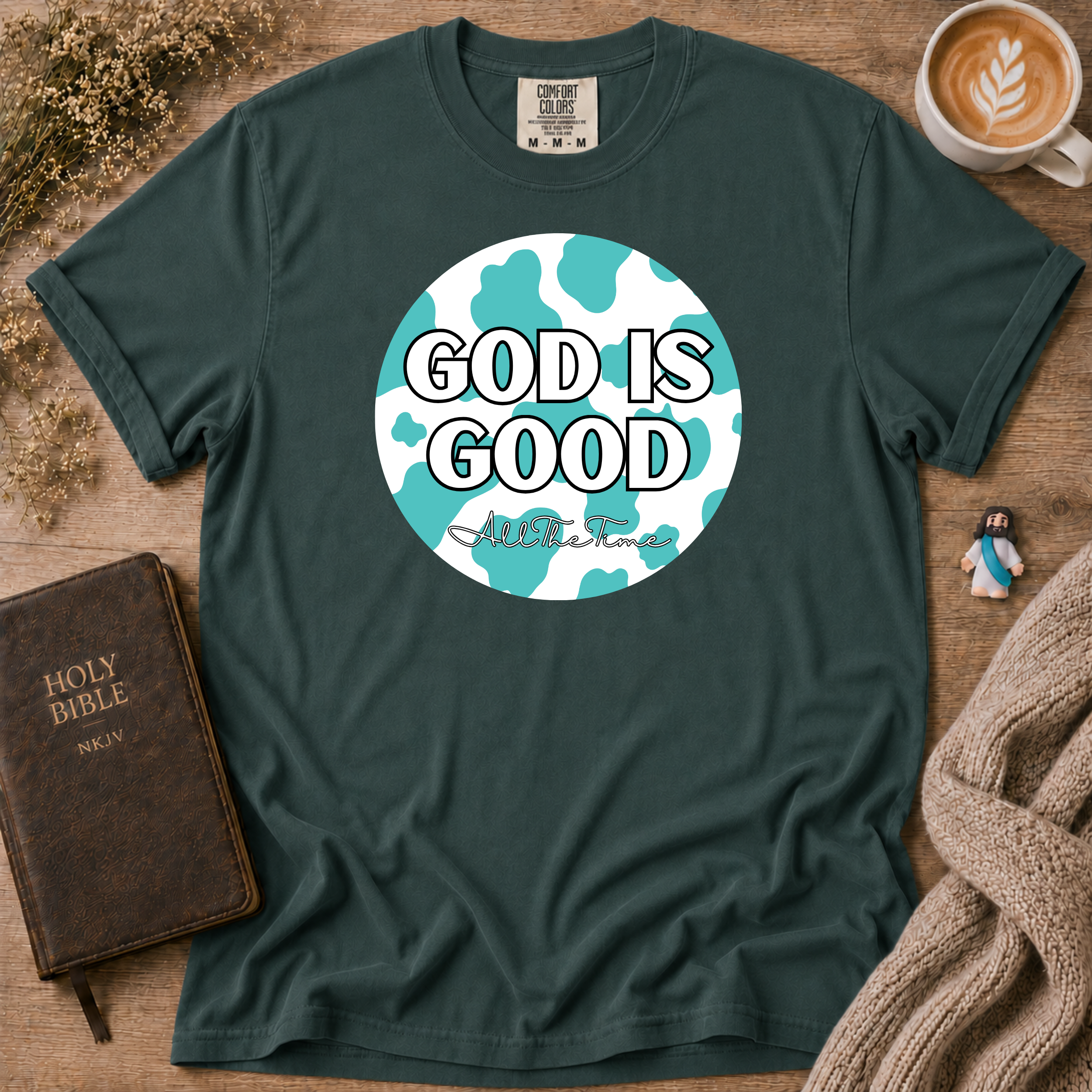 God Is Good Moo-Moo T-Shirt | Christian Faith Graphic Tee