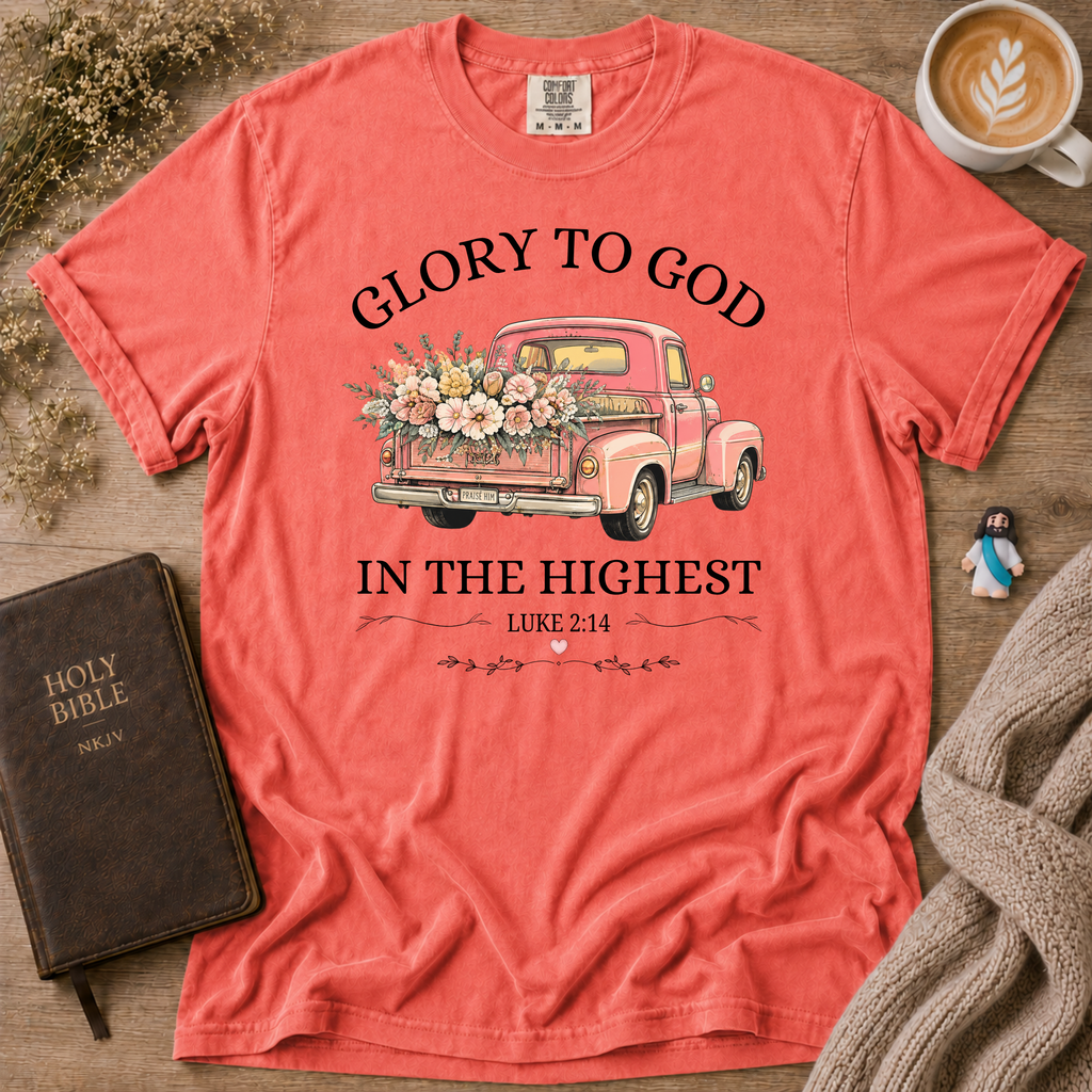 Glory To God T-Shirt | Christian Faith Graphic Tee