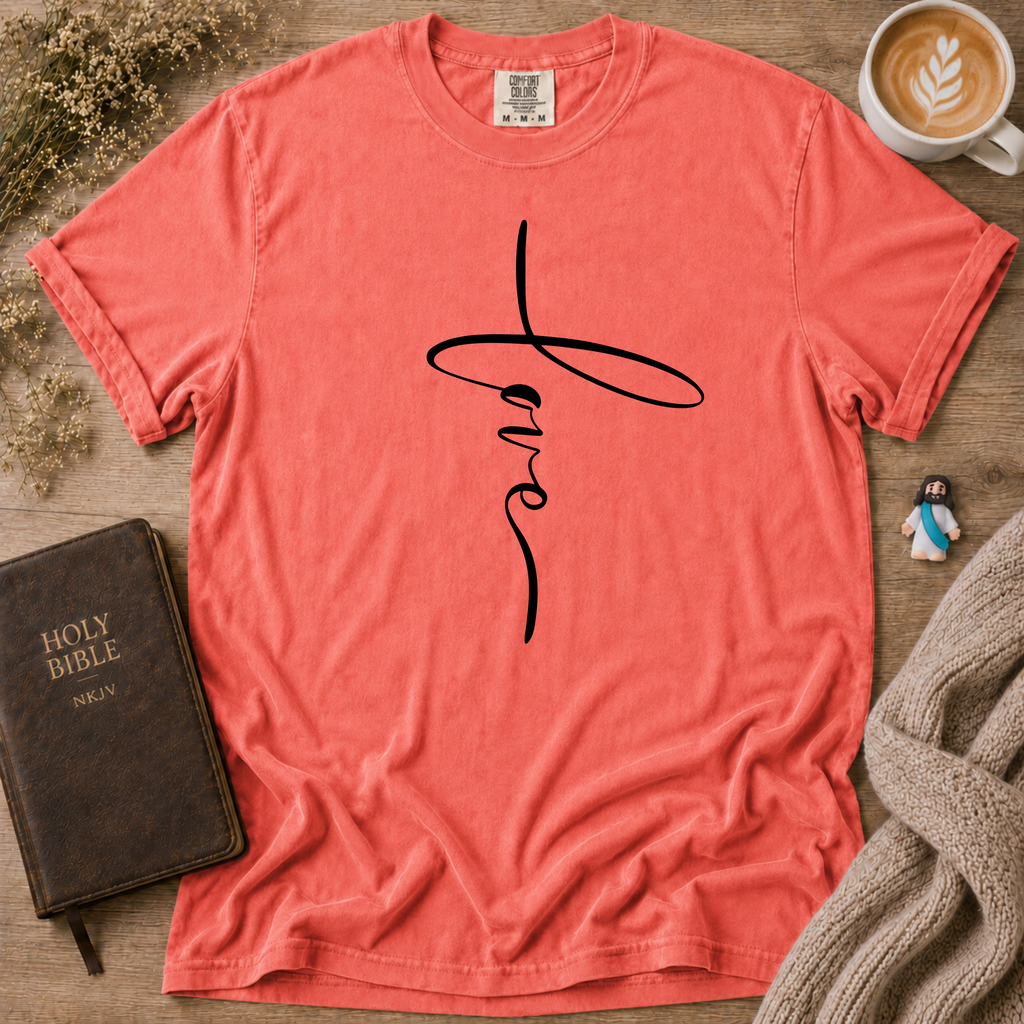 Love Cross T-Shirt | Christian Faith Graphic Tee