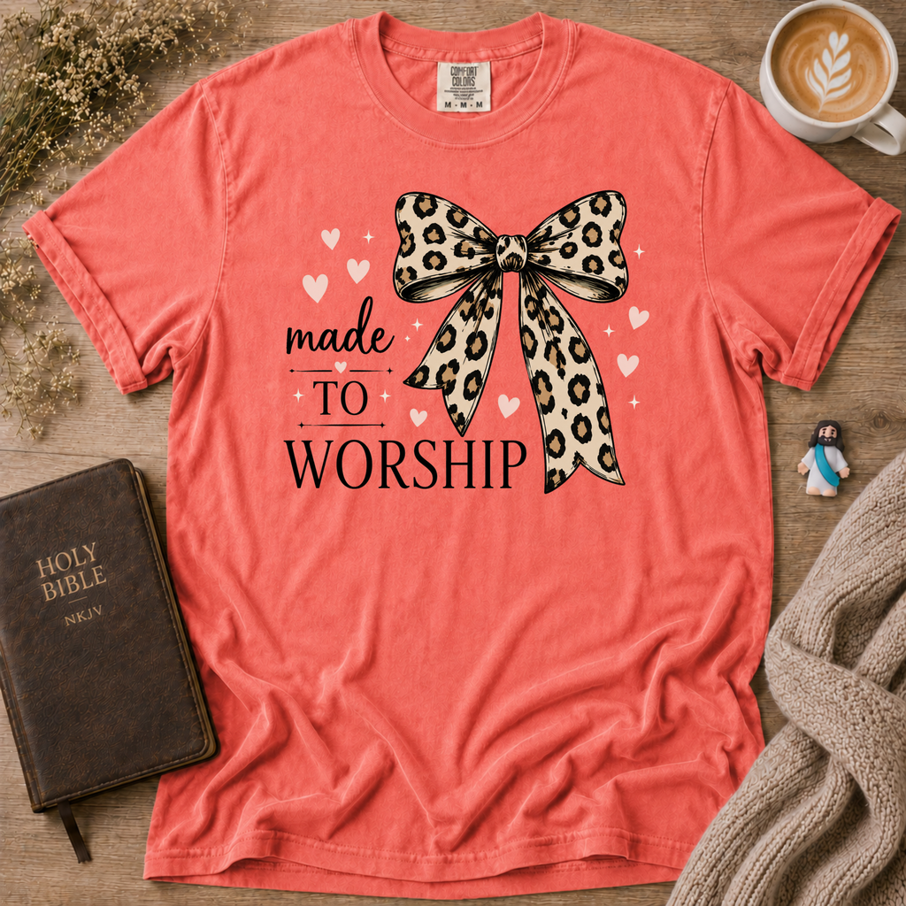Made to Worship T-Shirt | Christian Faith Graphic Tee