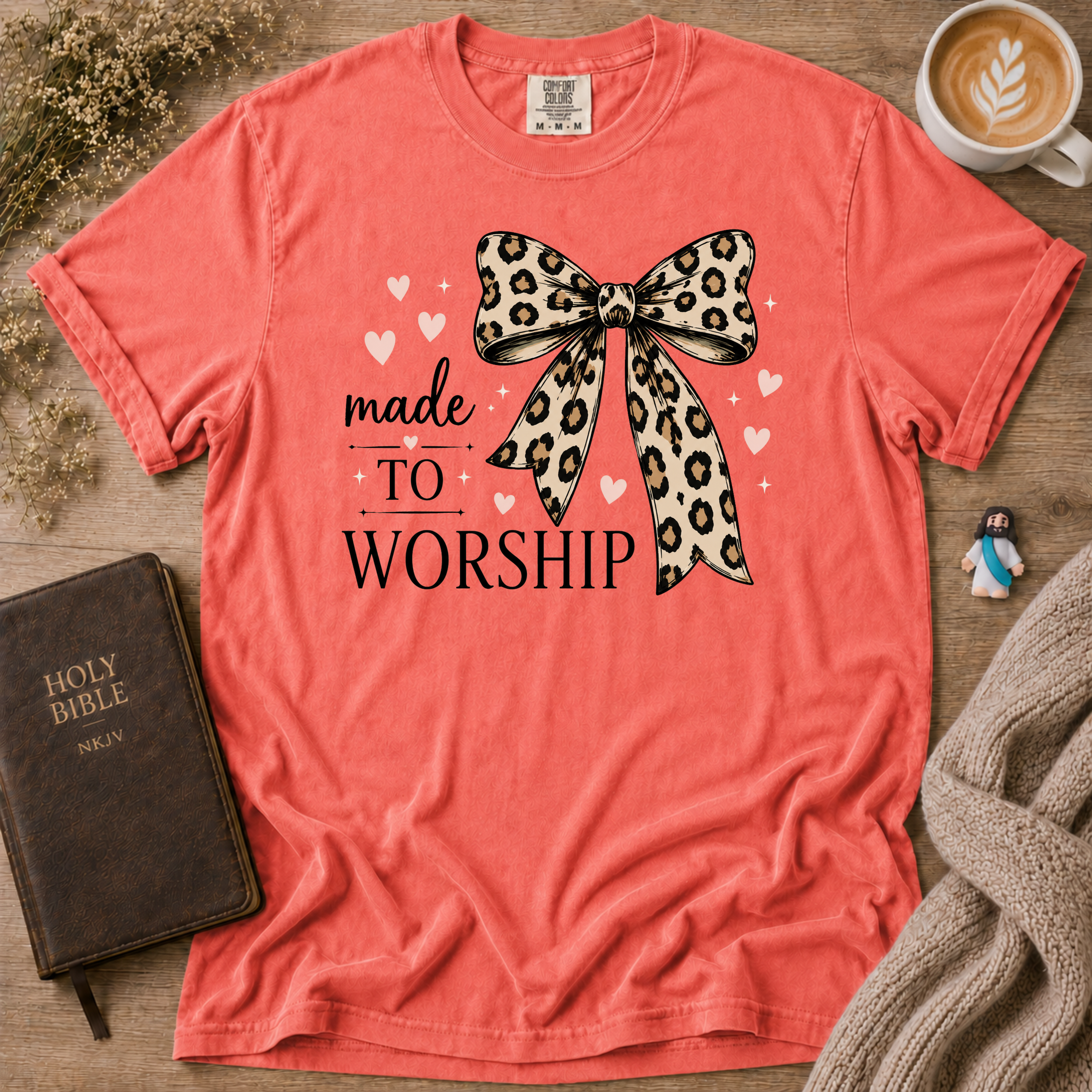 Made to Worship T-Shirt | Christian Faith Graphic Tee