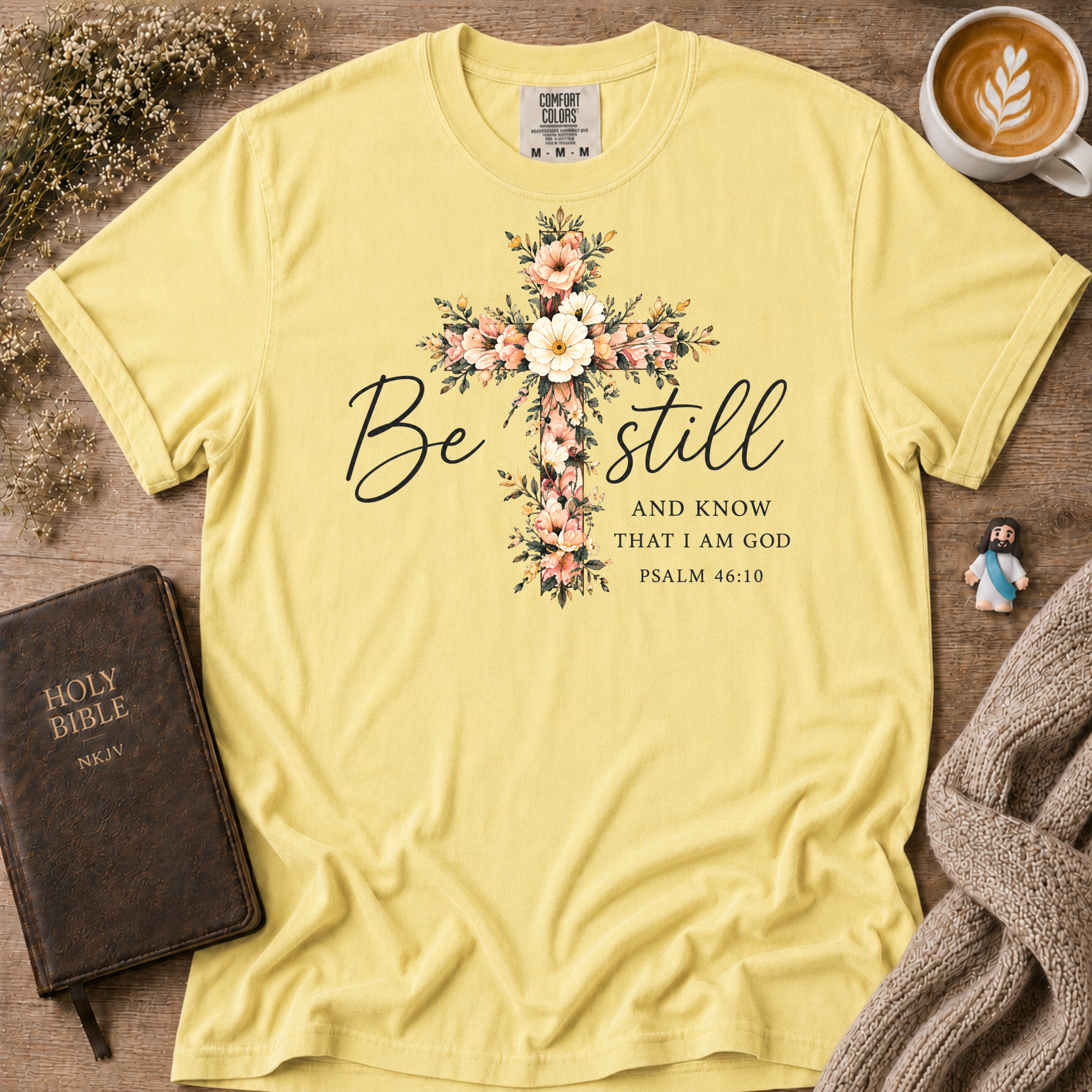 Pslams 46:10 T-Shirt | Christian Faith Graphic Tee