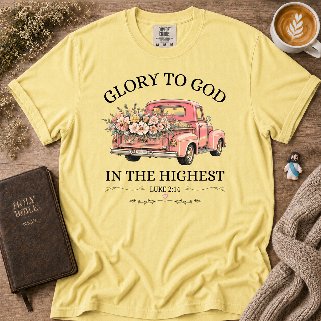 Glory To God T-Shirt | Christian Faith Graphic Tee