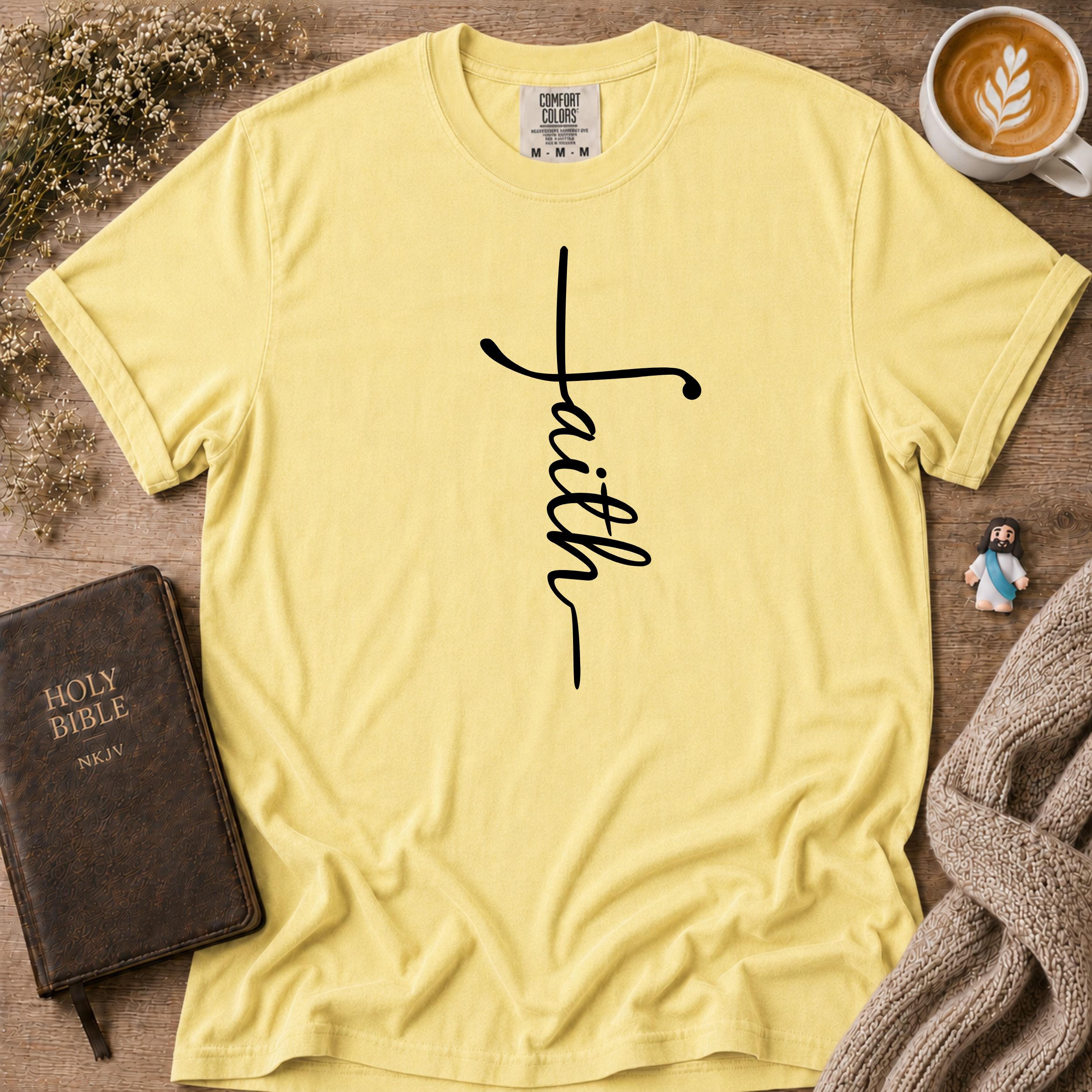 Faith Cross T-Shirt | Christian Faith Graphic Tee
