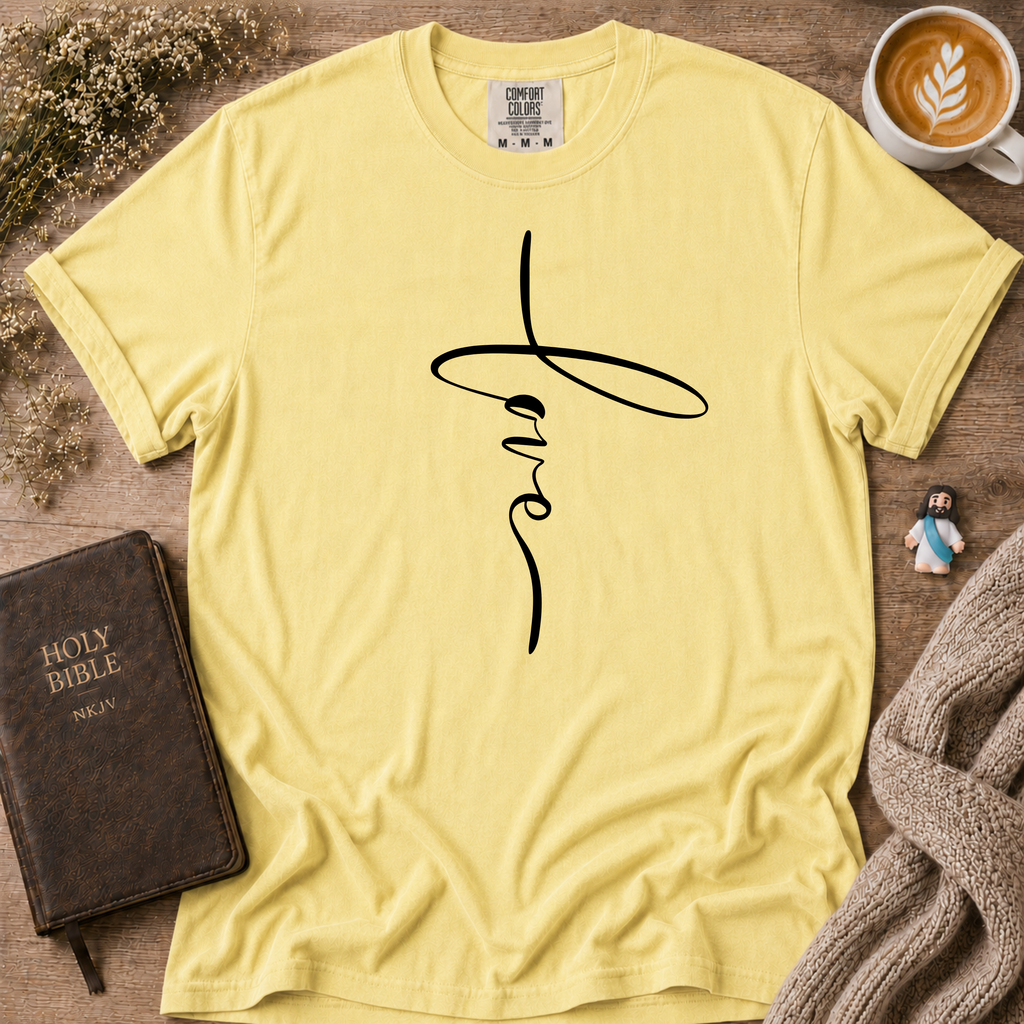 Love Cross T-Shirt | Christian Faith Graphic Tee