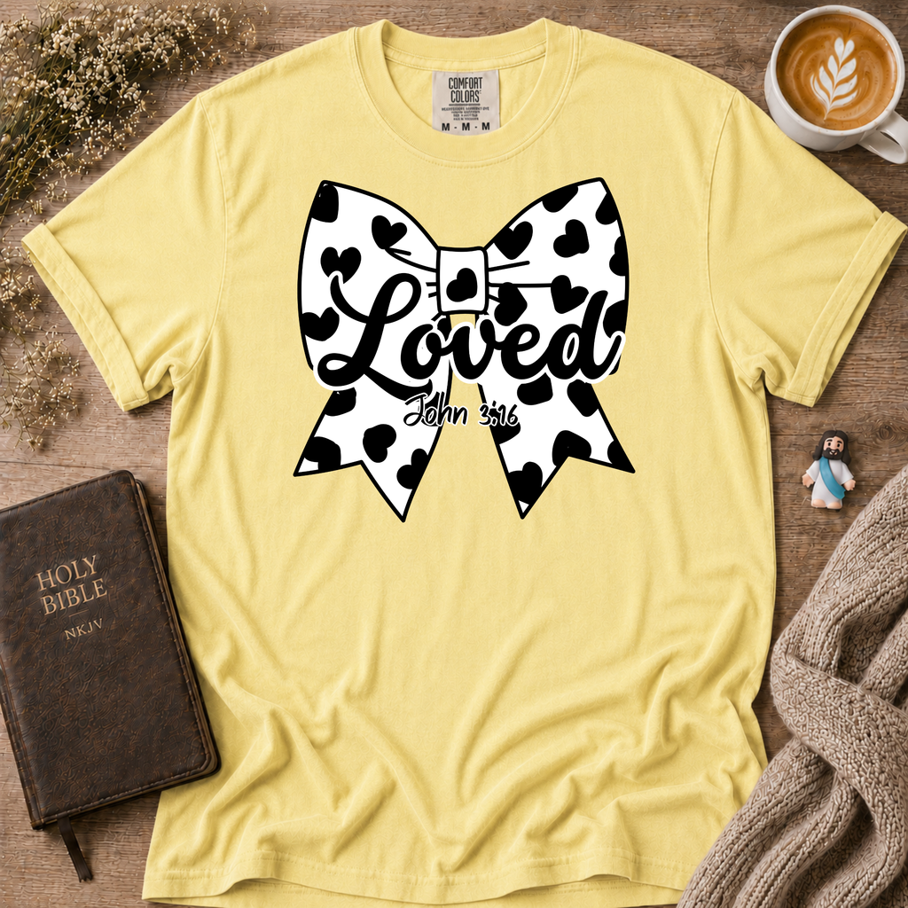 Cowgirl Polka Dot Bow T-Shirt | Christian Faith Graphic Tee
