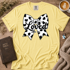 Cowgirl Polka Dot Bow T-Shirt | Christian Faith Graphic Tee
