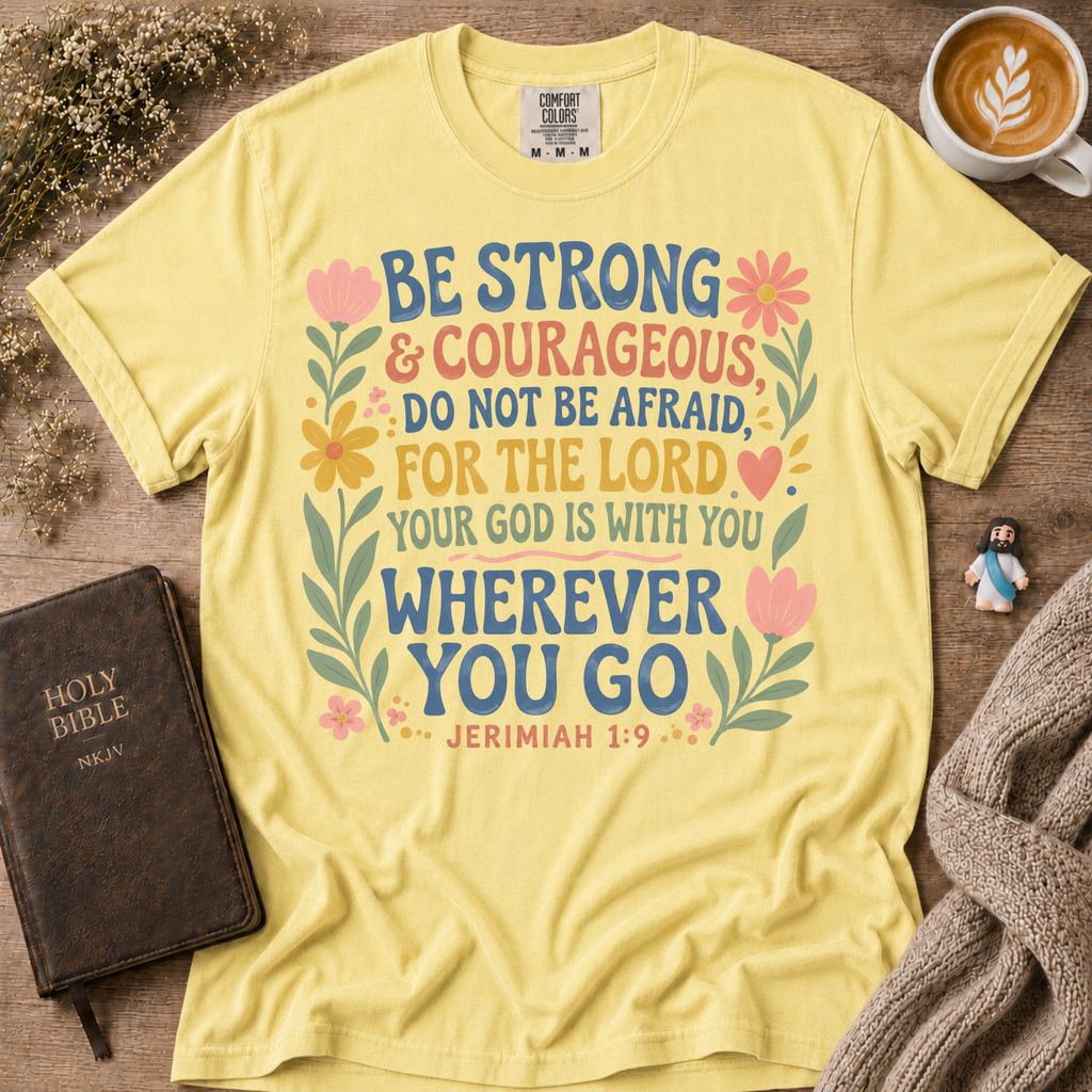Jerimiah 1:9 T-Shirt | Christian Faith Graphic Tee