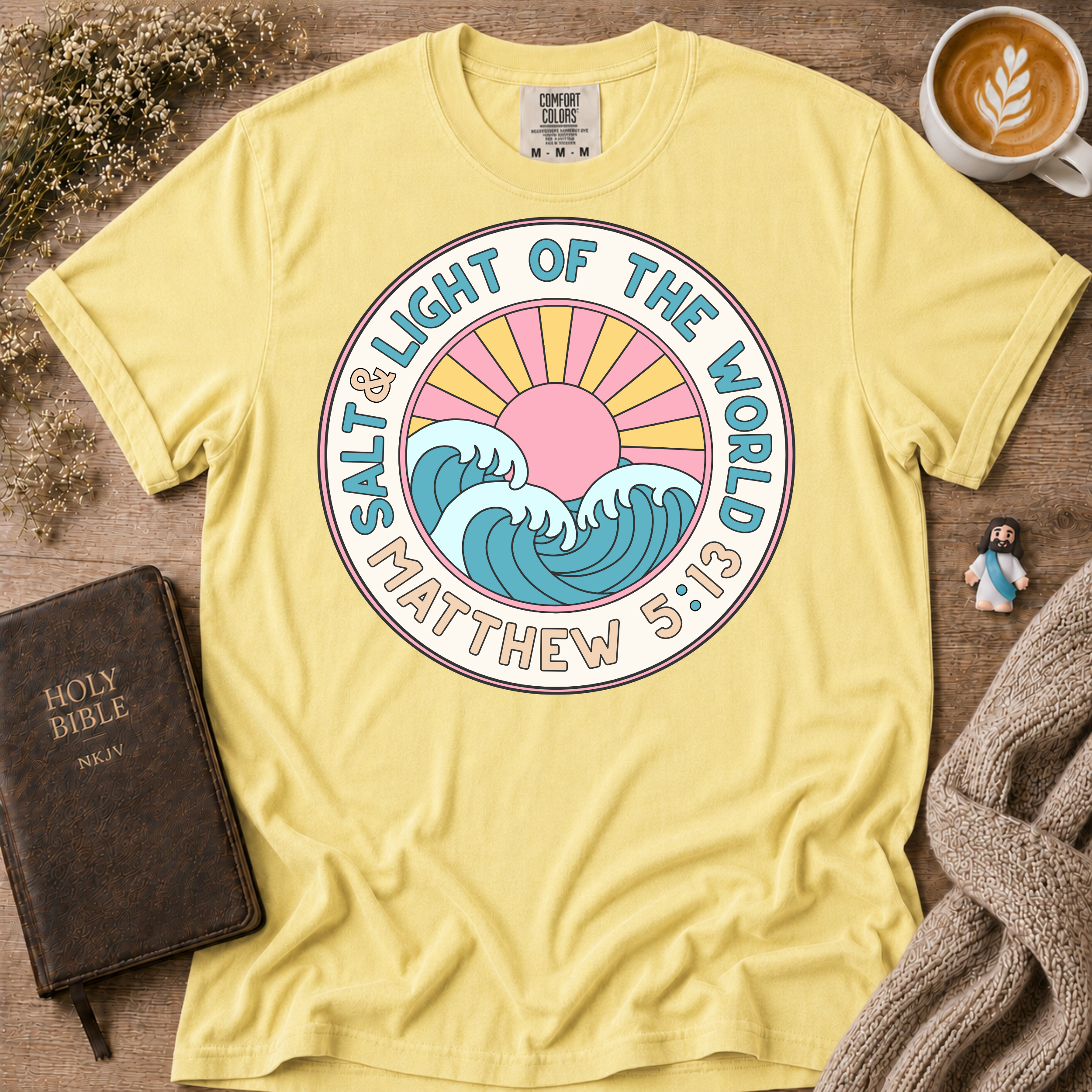 Salt & Light T-Shirt | Christian Faith Graphic Tee