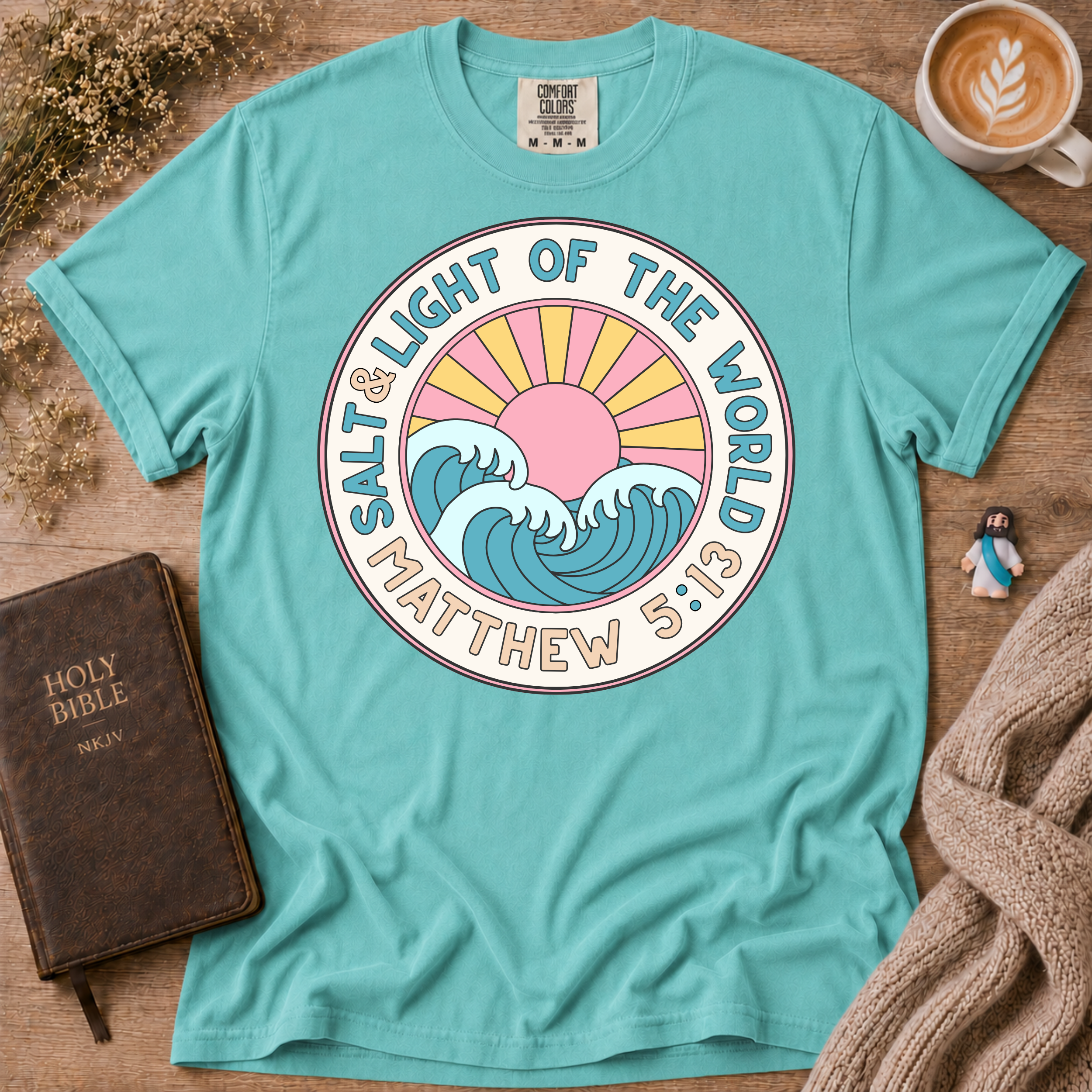 Salt & Light T-Shirt | Christian Faith Graphic Tee