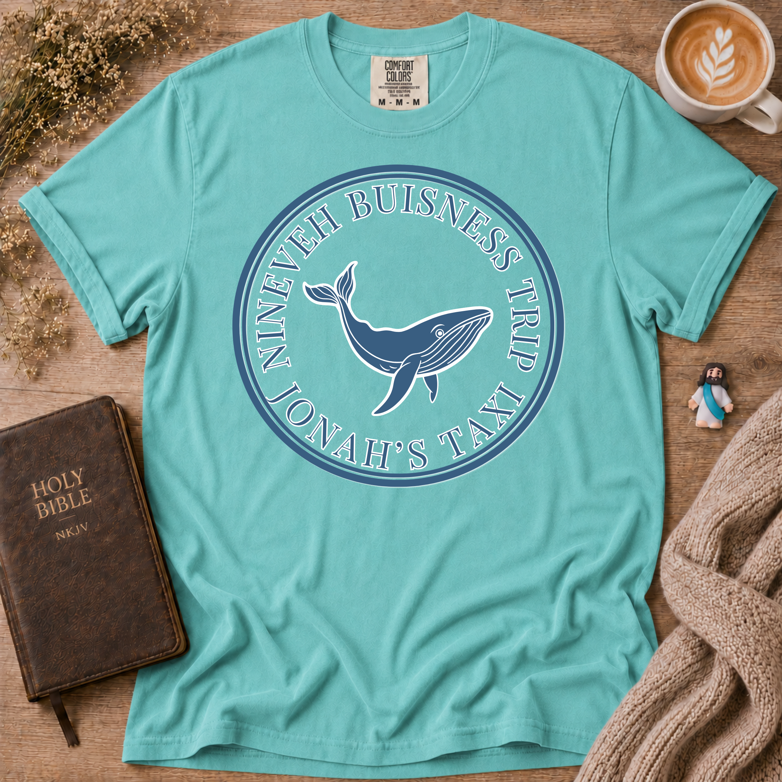 Jonah's Taxi T-Shirt | Christian Faith Graphic Tee