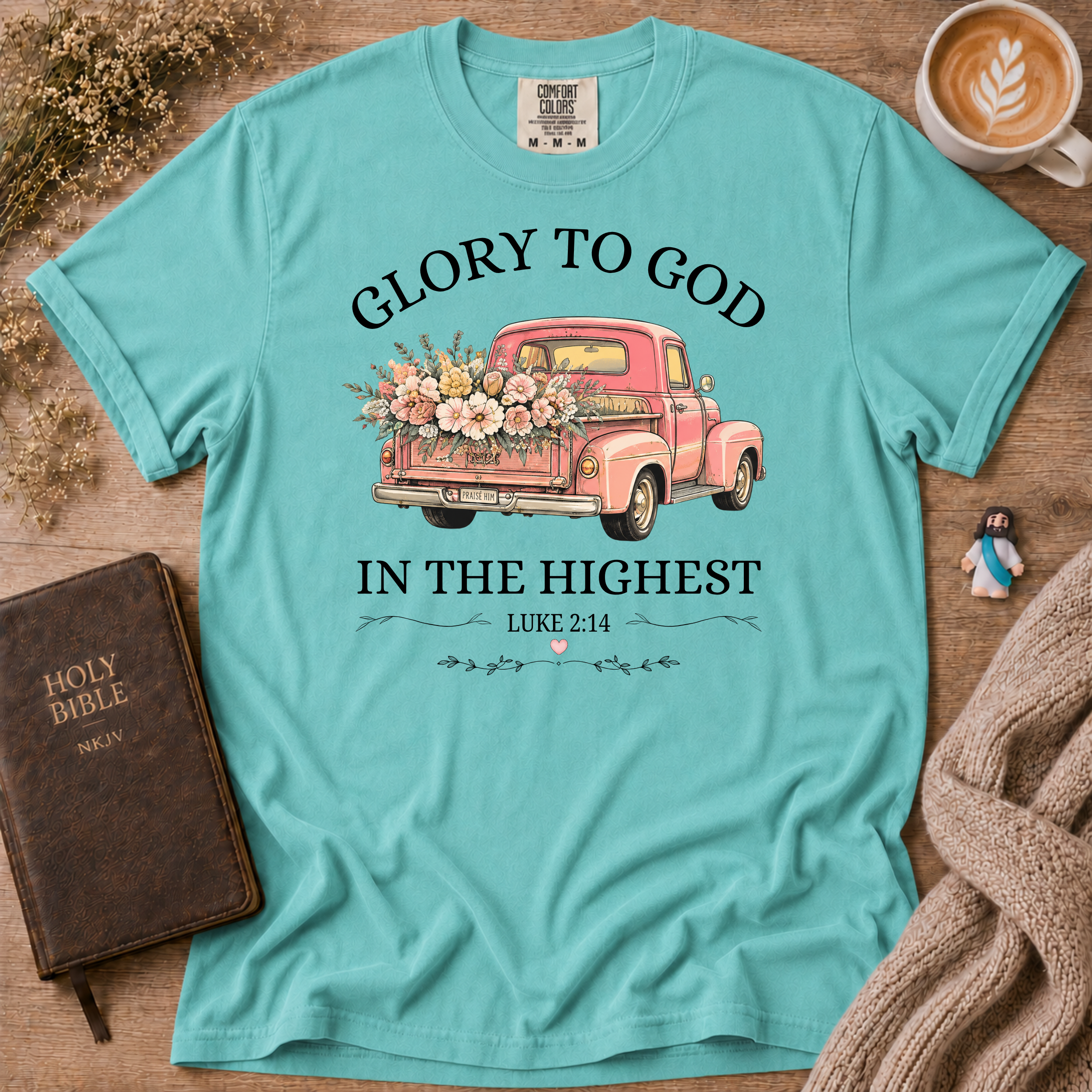 Glory To God T-Shirt | Christian Faith Graphic Tee