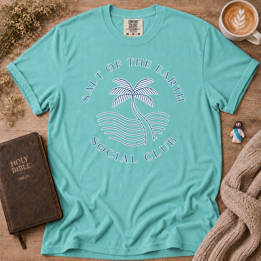 Salt Of The Earth Social Club T-Shirt | Christian Faith Graphic Tee