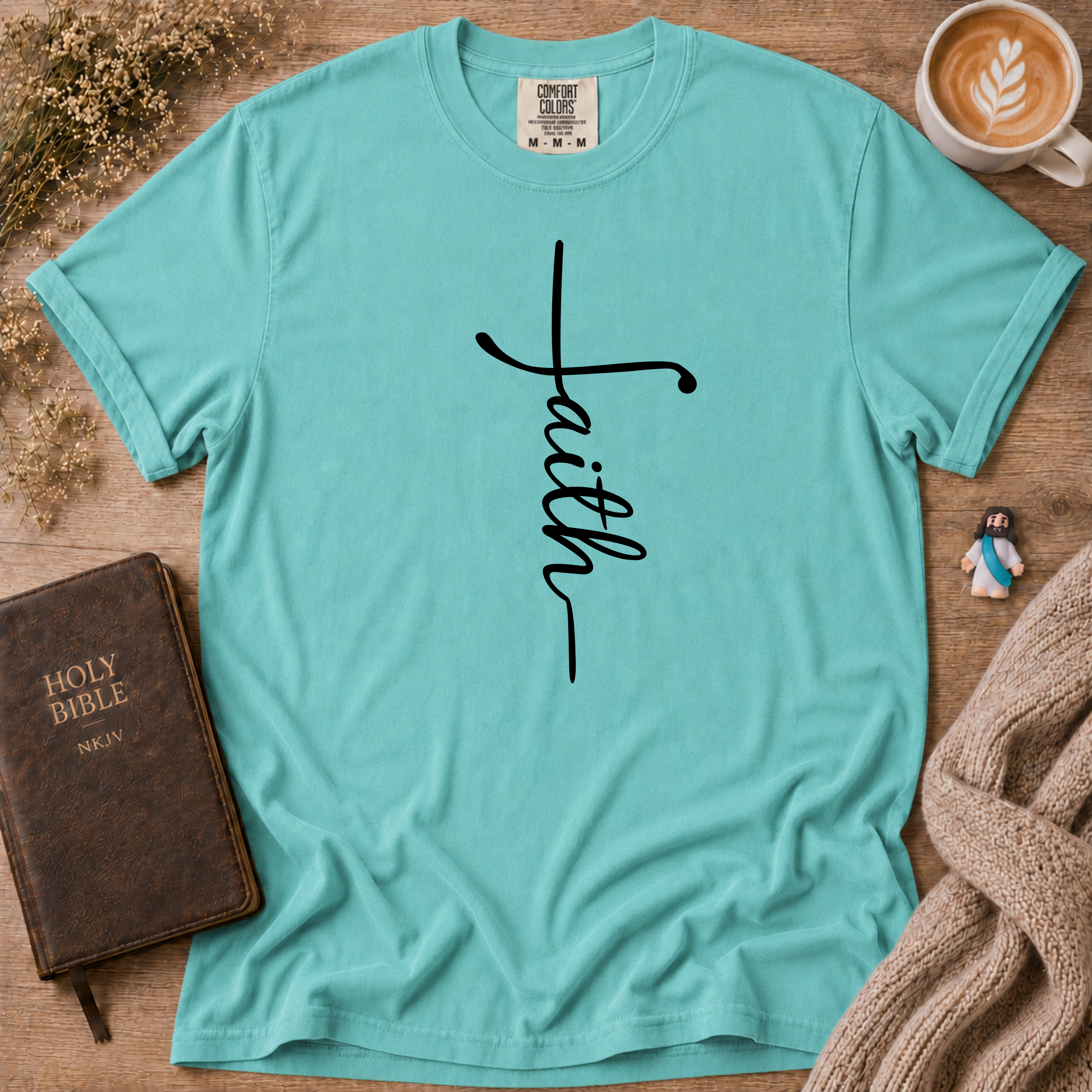 Faith Cross T-Shirt | Christian Faith Graphic Tee