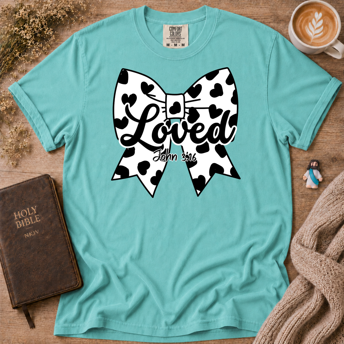 Cowgirl Polka Dot Bow T-Shirt | Christian Faith Graphic Tee