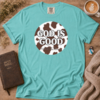 God Is Good Cowhide T-Shirt | Christian Faith Graphic Tee