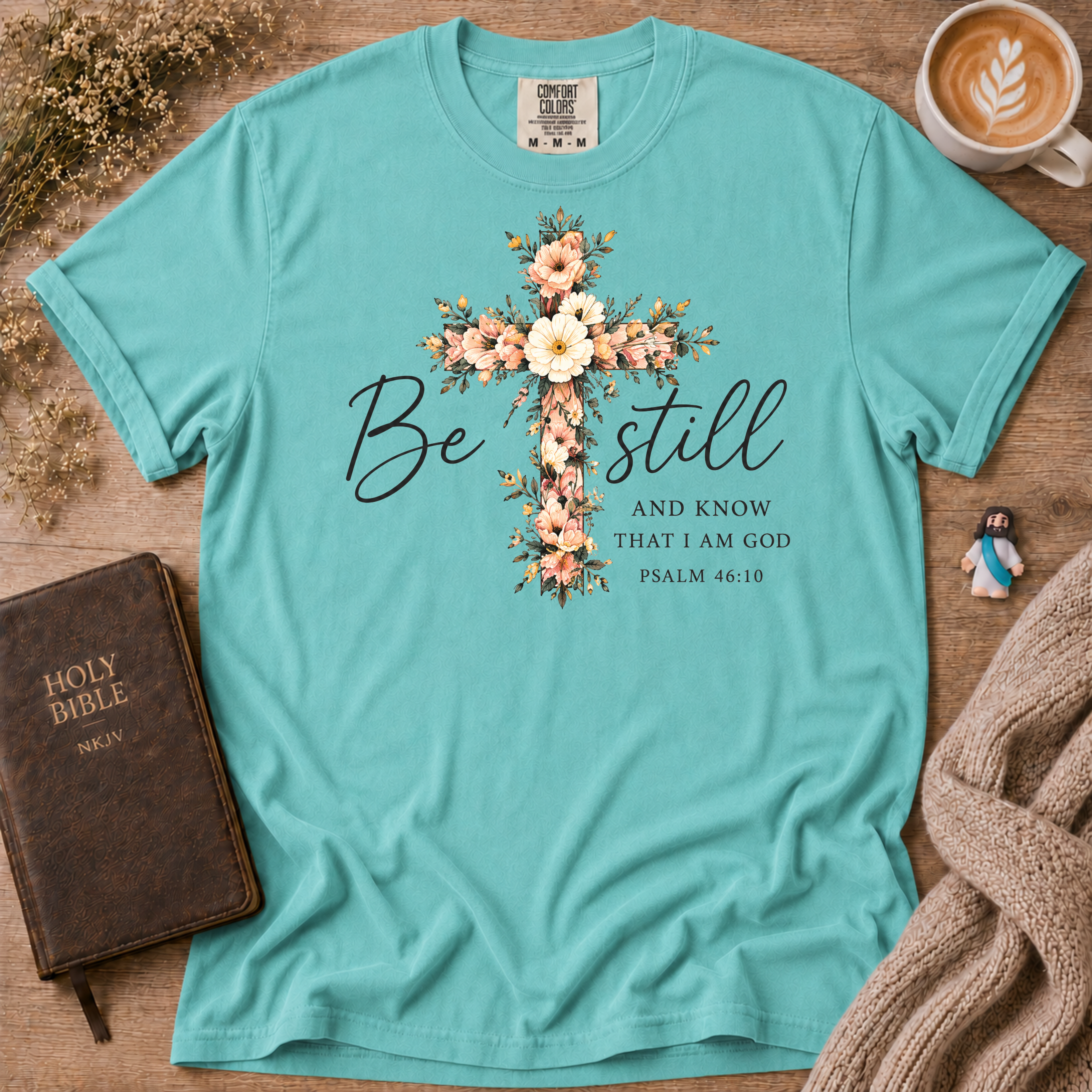 Pslams 46:10 T-Shirt | Christian Faith Graphic Tee