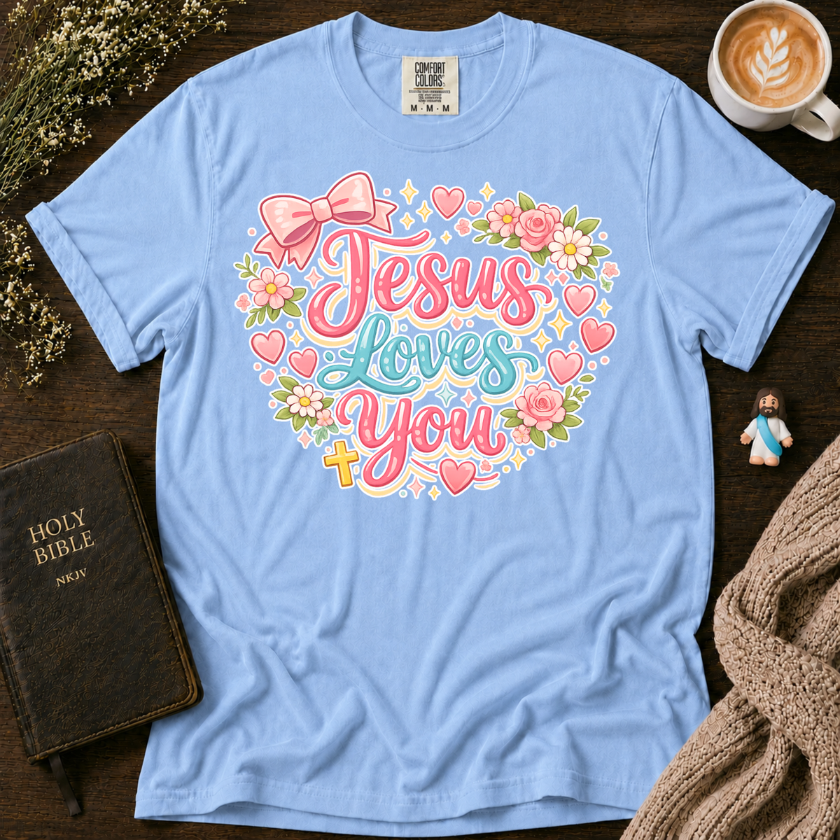 Jesus Loves You T-Shirt | Christian Faith Graphic Tee