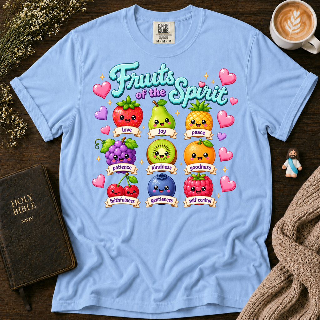 Fruits Of The Spirit Emojis T-Shirt | Christian Faith Graphic Tee