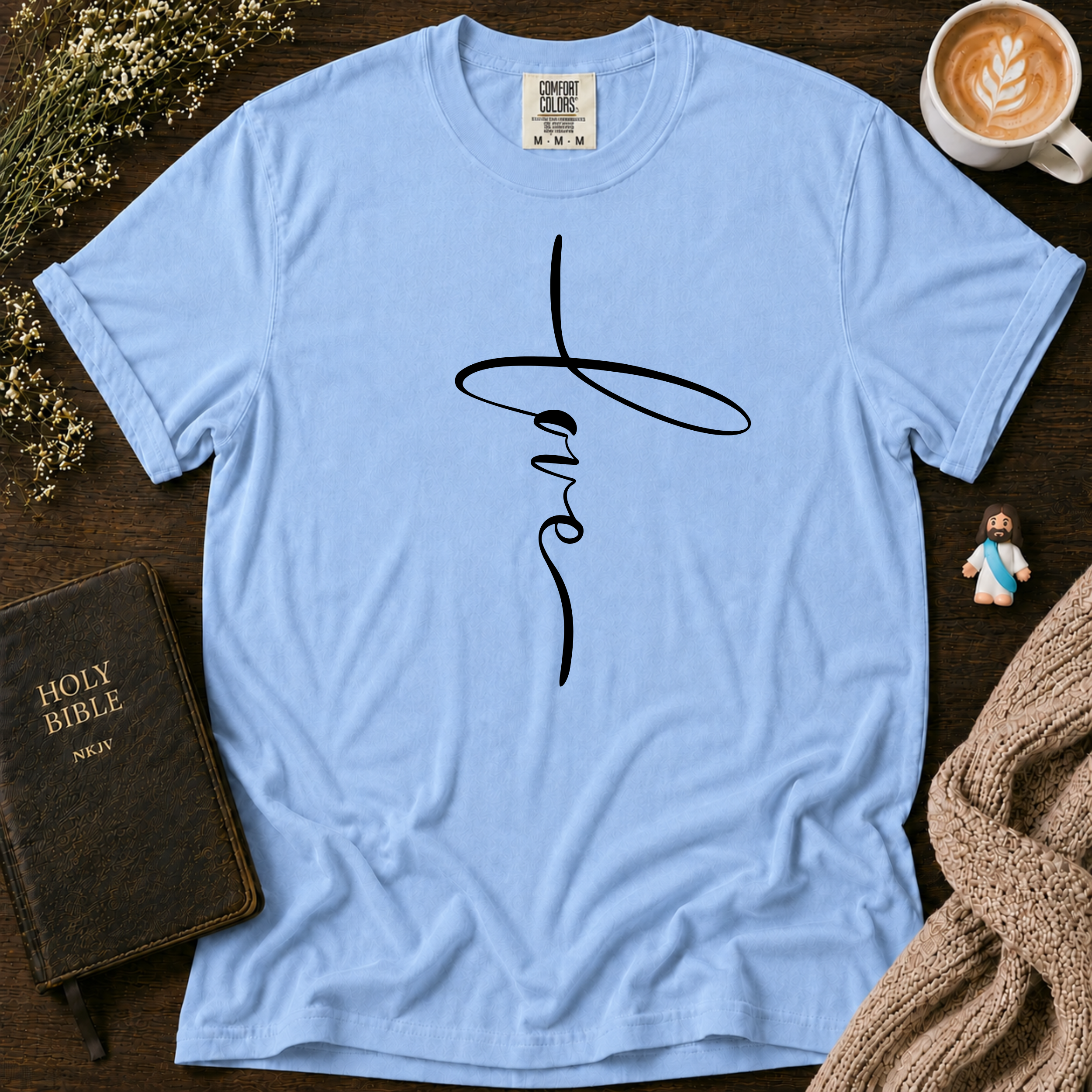 Love Cross T-Shirt | Christian Faith Graphic Tee