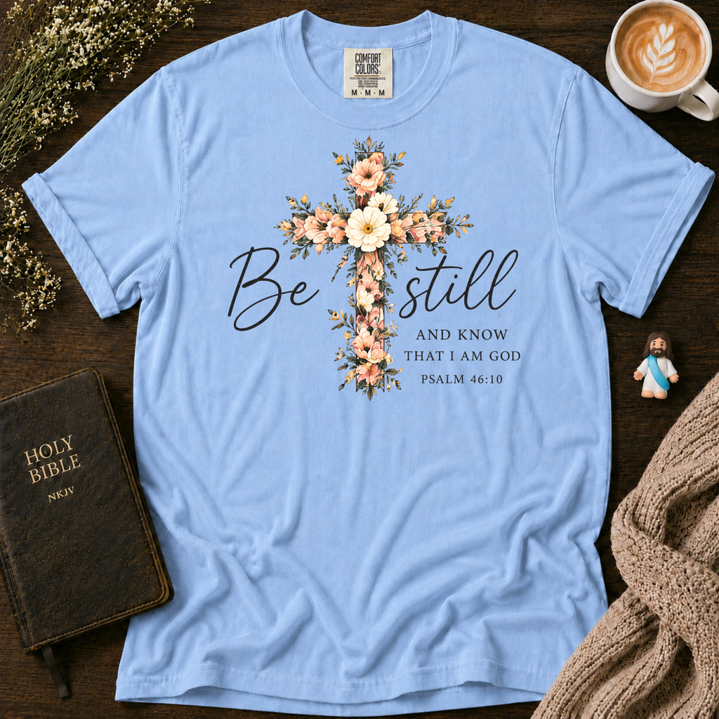 Pslams 46:10 T-Shirt | Christian Faith Graphic Tee