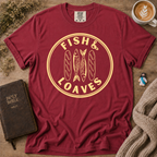 Fish & Loaves T-Shirt | Christian Faith Graphic Tee