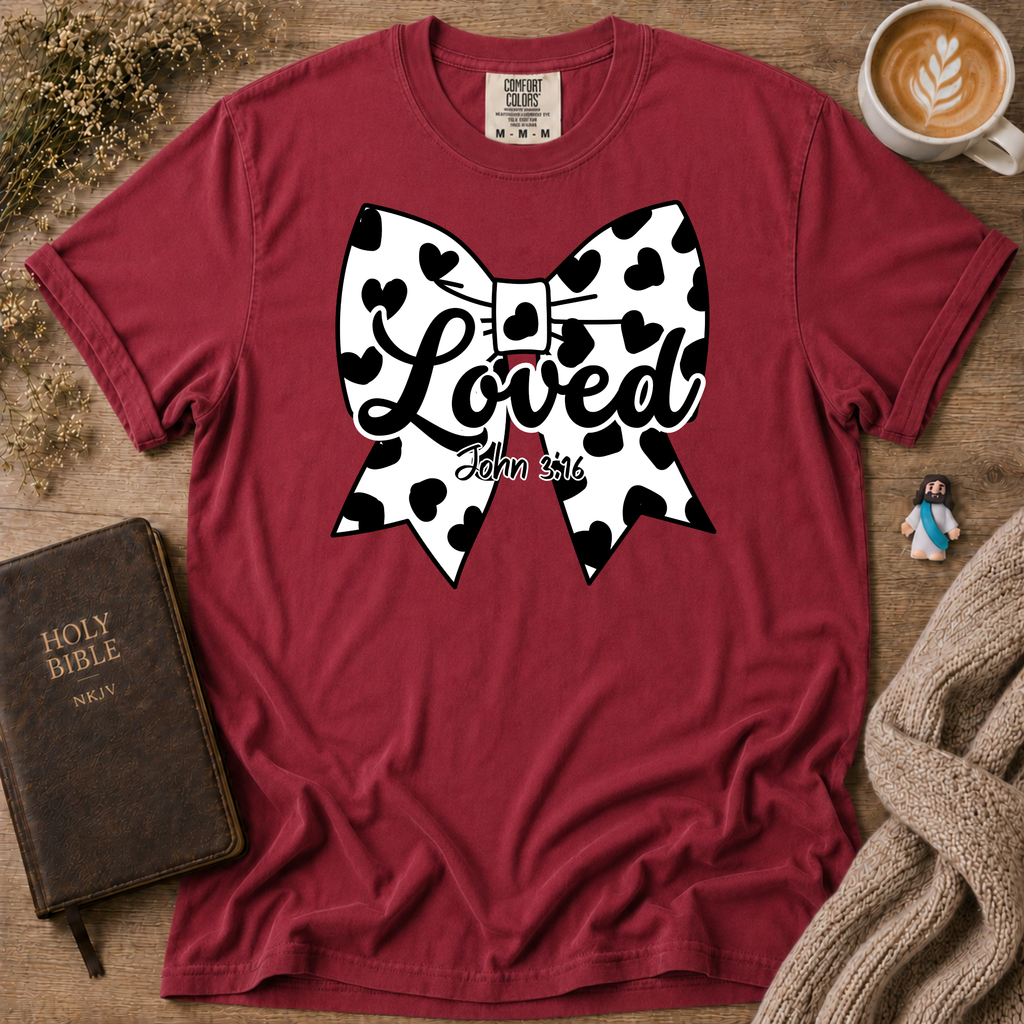 Cowgirl Polka Dot Bow T-Shirt | Christian Faith Graphic Tee