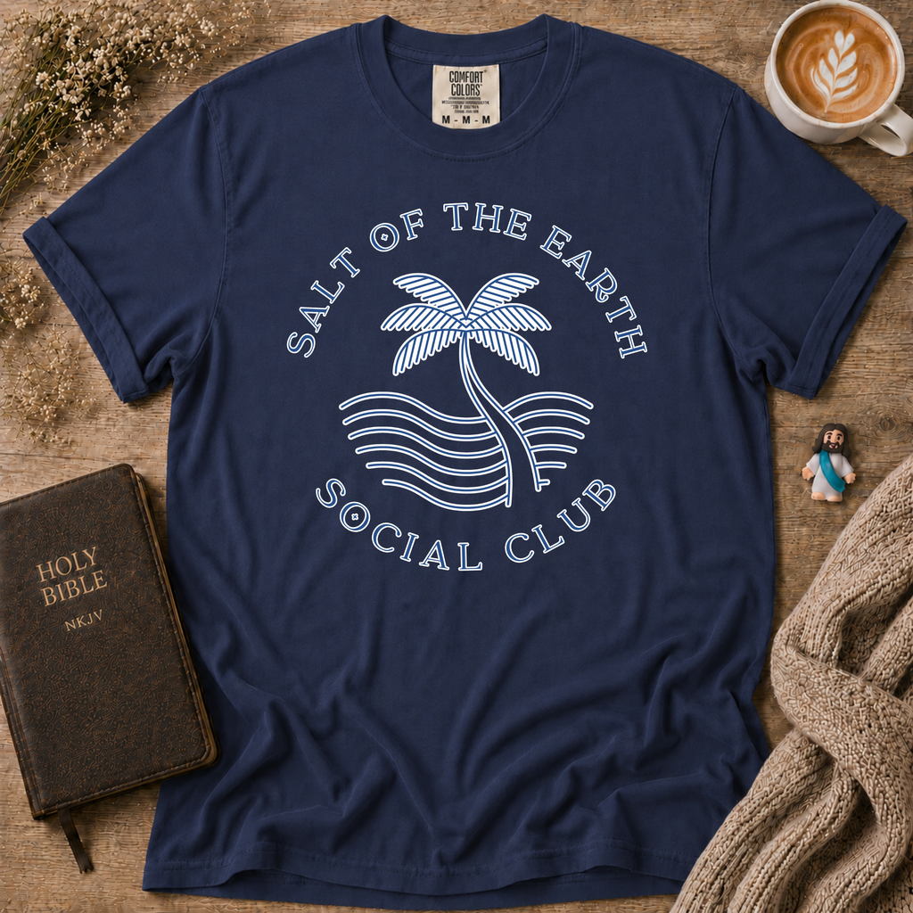 Salt Of The Earth Social Club T-Shirt | Christian Faith Graphic Tee