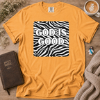 God Is Good Zebra T-Shirt | Christian Faith Graphic Tee