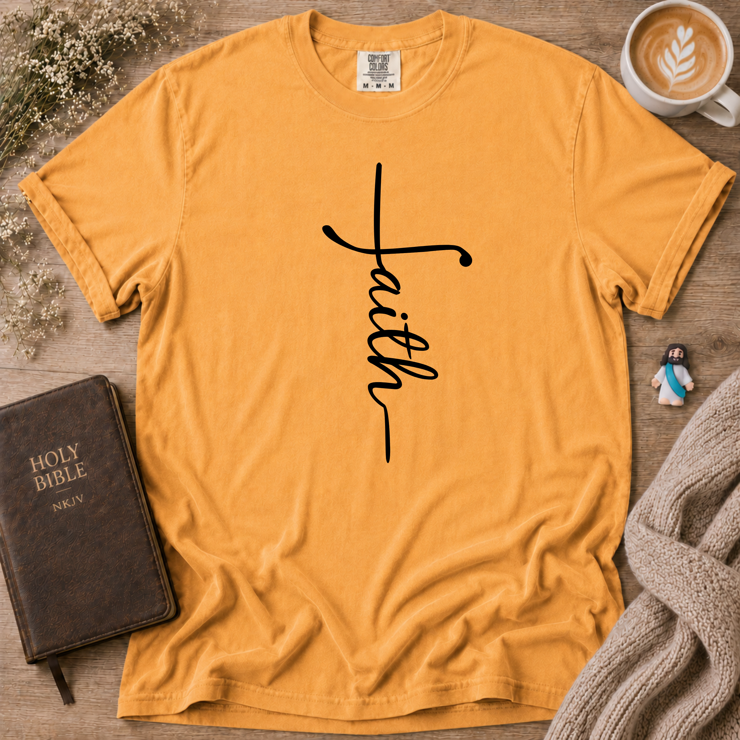 Faith Cross T-Shirt | Christian Faith Graphic Tee