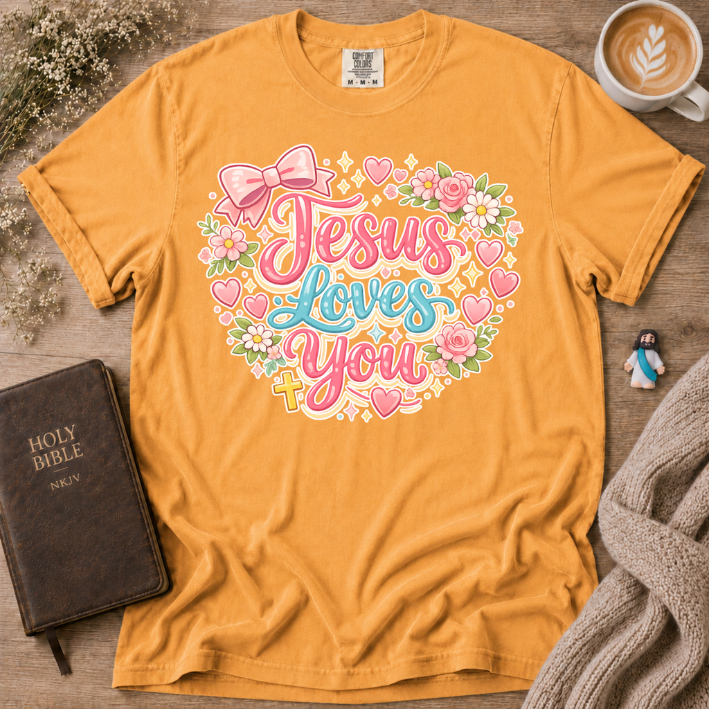 Jesus Loves You T-Shirt | Christian Faith Graphic Tee