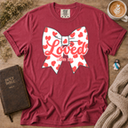 Red Polka Dot Bow T-Shirt | Christian Faith Graphic Tee