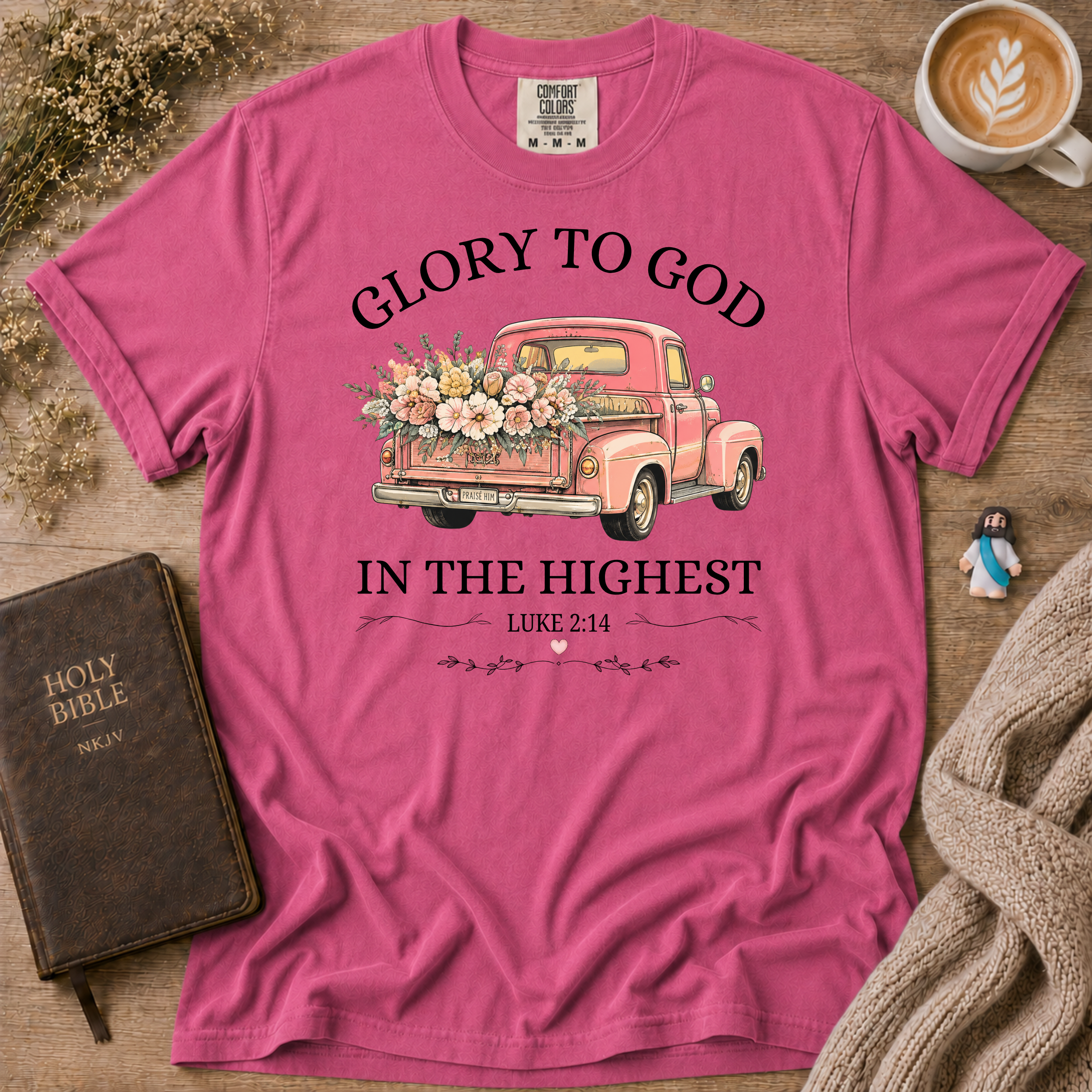 Glory To God T-Shirt | Christian Faith Graphic Tee