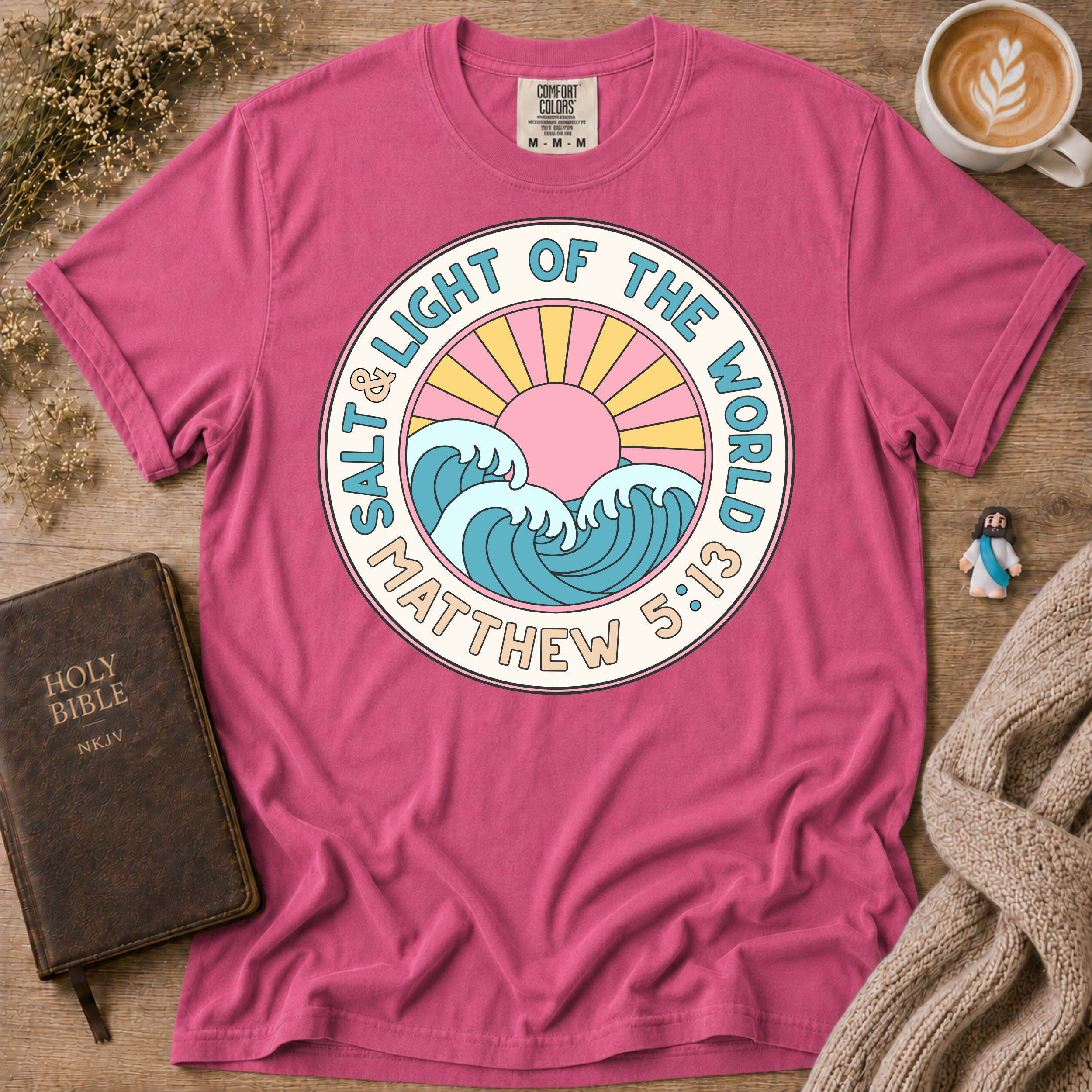 Salt & Light T-Shirt | Christian Faith Graphic Tee