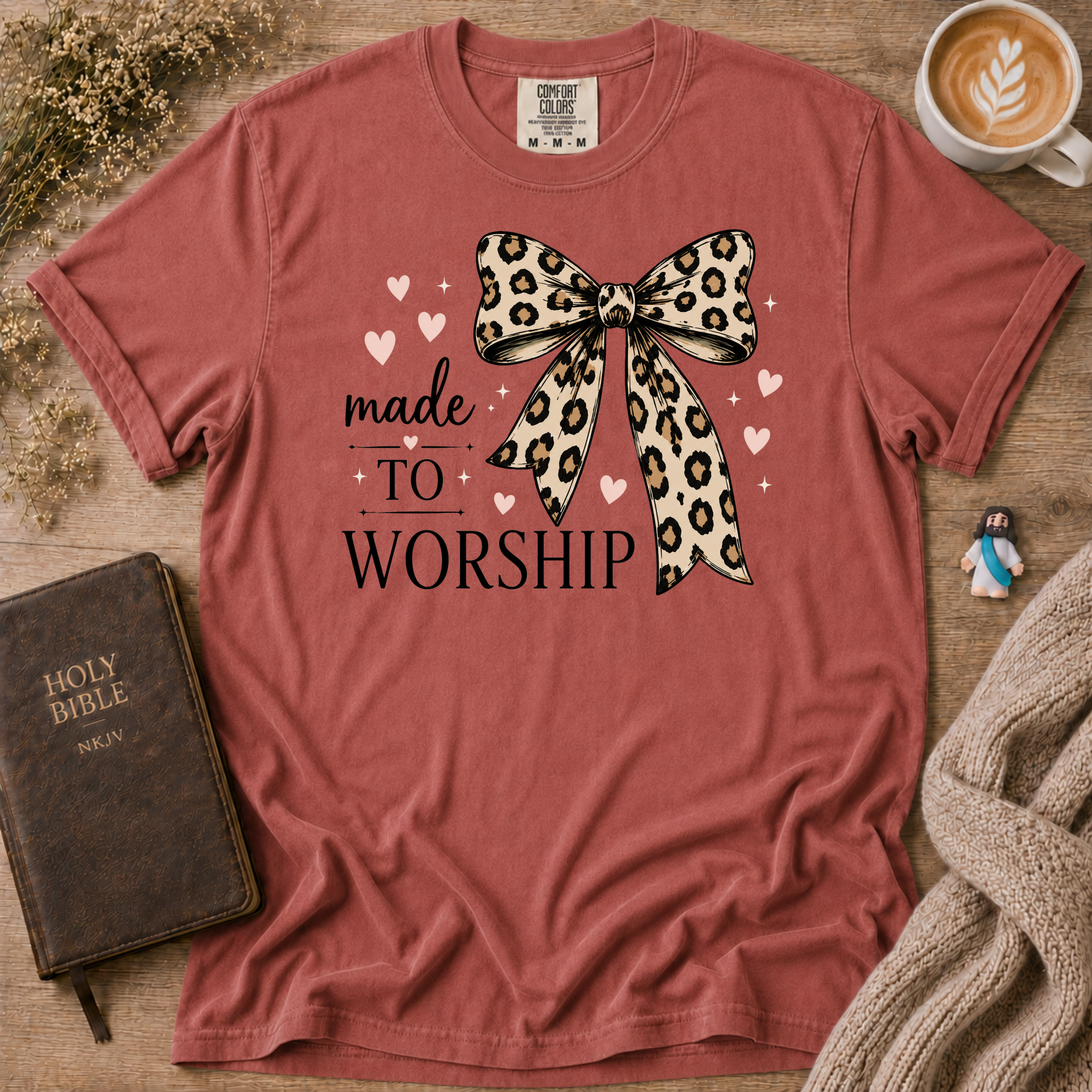 Made to Worship T-Shirt | Christian Faith Graphic Tee