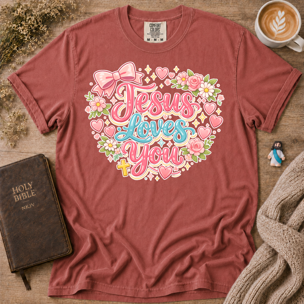 Jesus Loves You T-Shirt | Christian Faith Graphic Tee