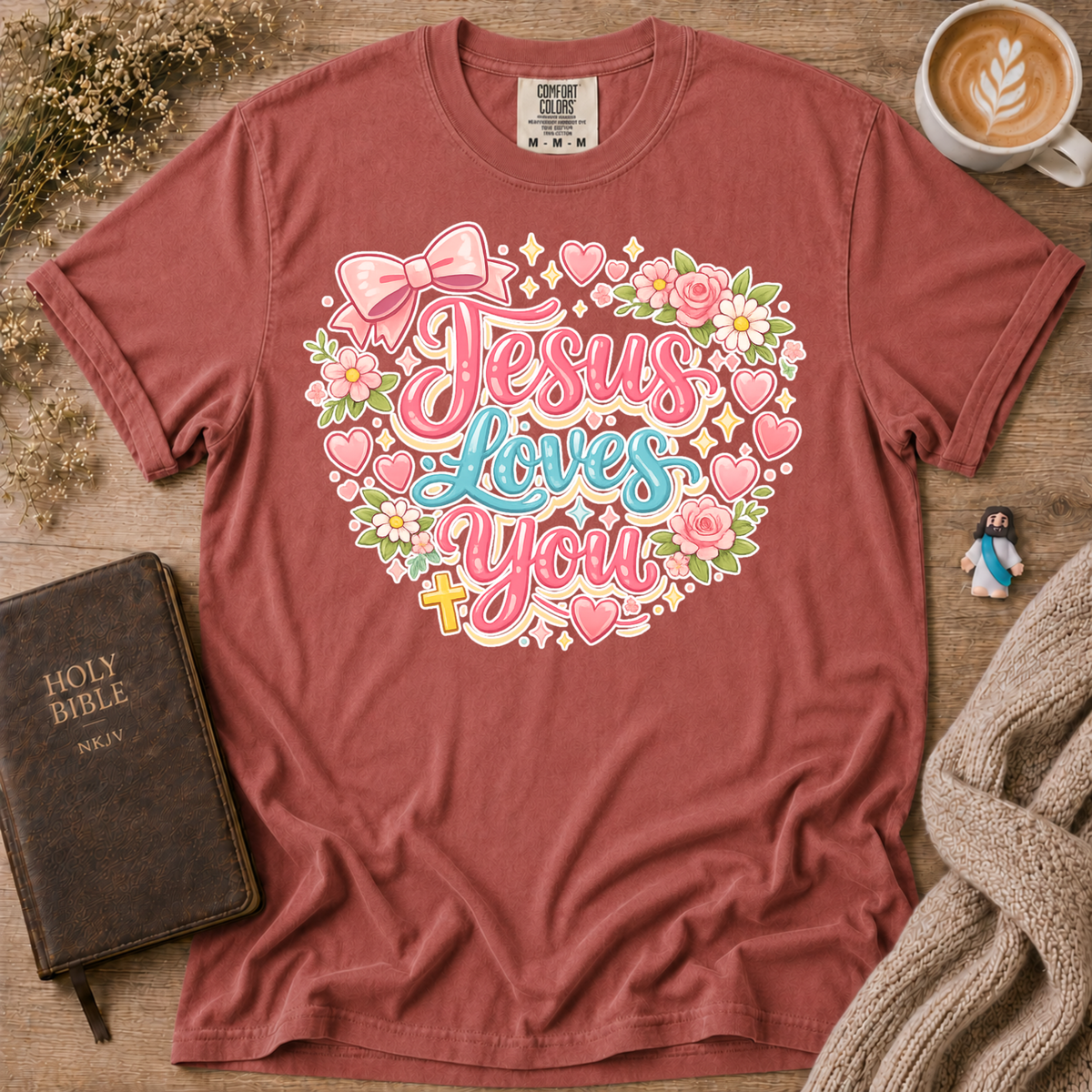 Jesus Loves You T-Shirt | Christian Faith Graphic Tee