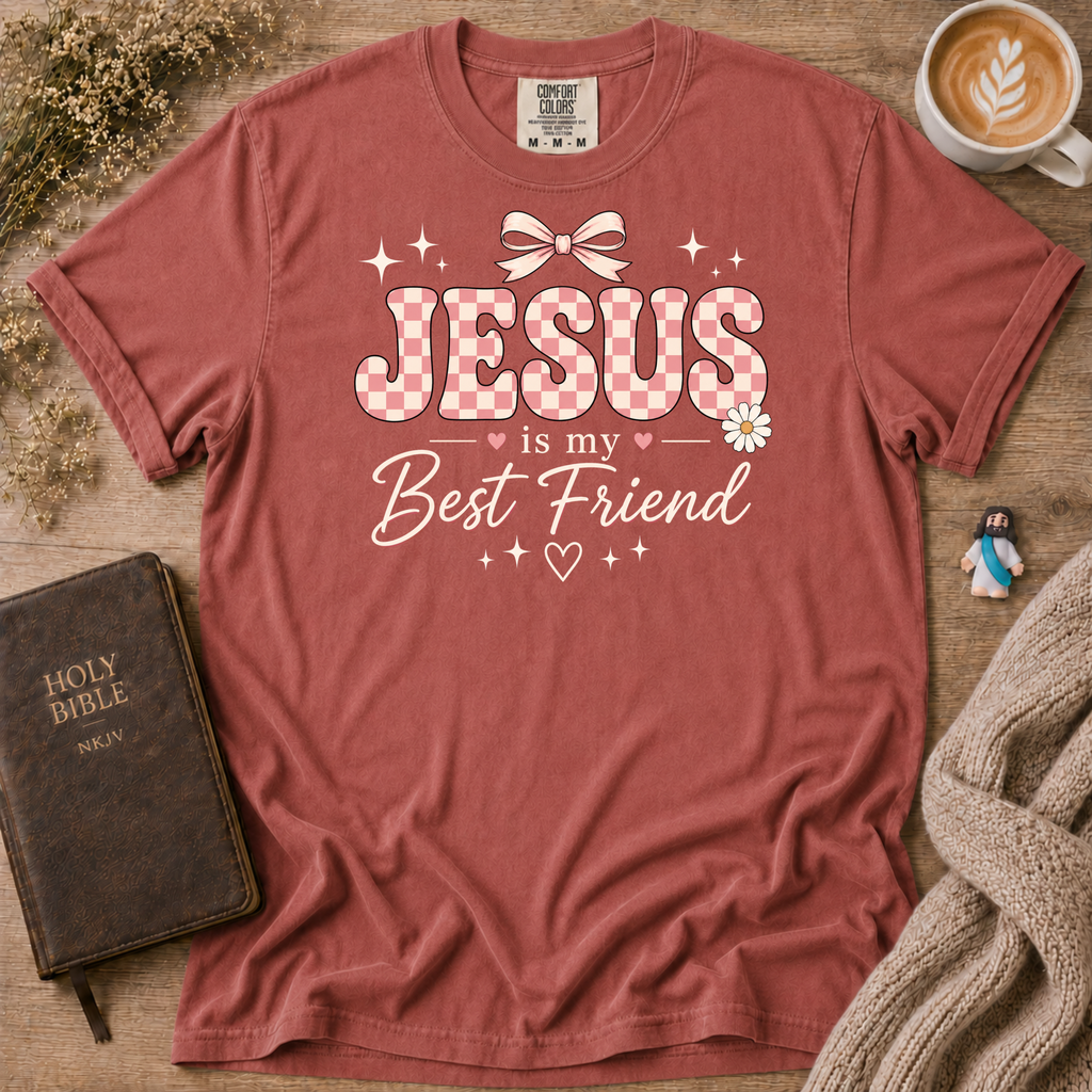 Jesus is My Best Friend T-Shirt | Christian Faith Graphic Tee