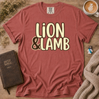 Lion&Lamb Name T-Shirt | Christian Faith Graphic Tee