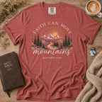 Faith Can Move Mountains T-Shirt | Christian Faith Graphic Tee