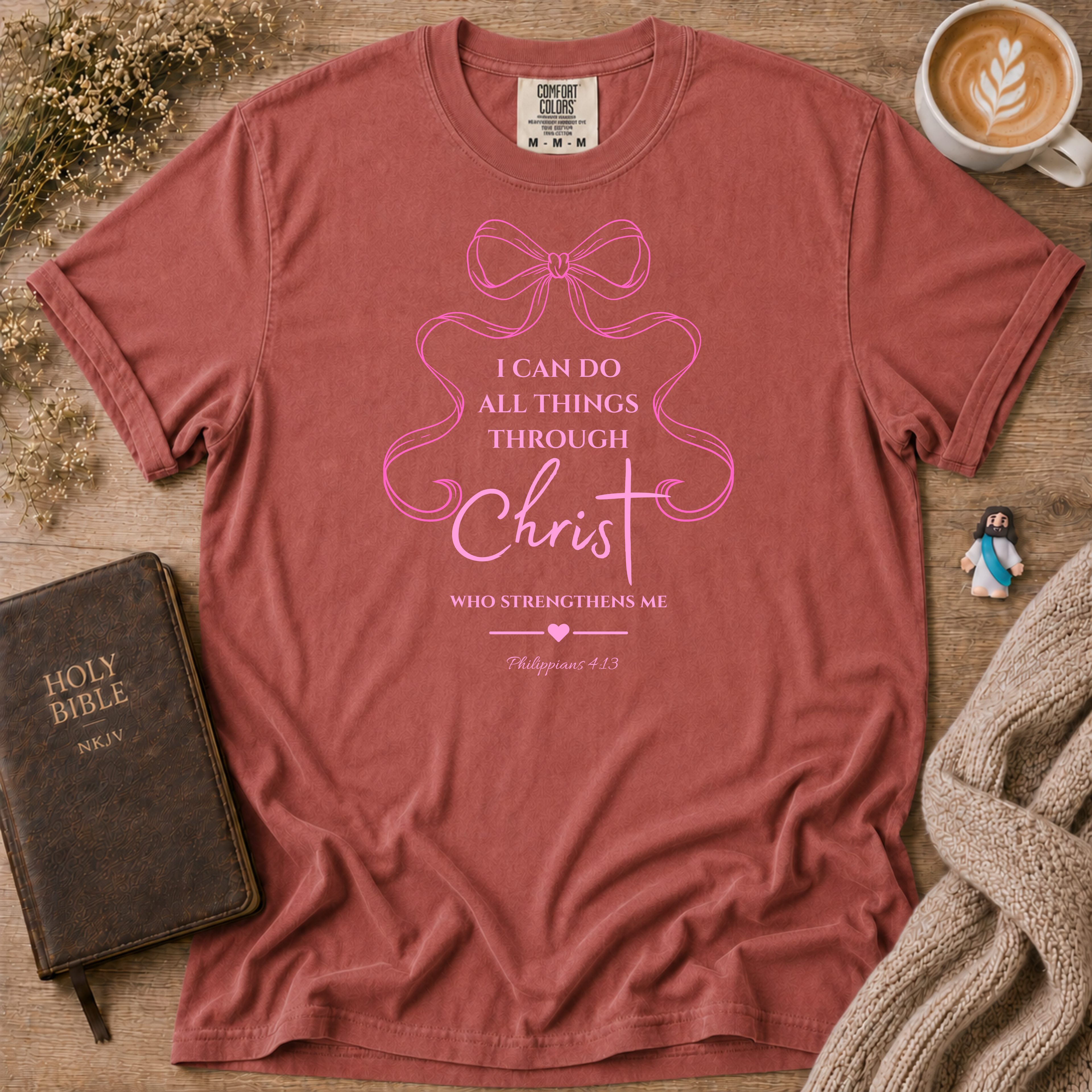 Philippians 4:13 T-Shirt | Christian Faith Graphic Tee