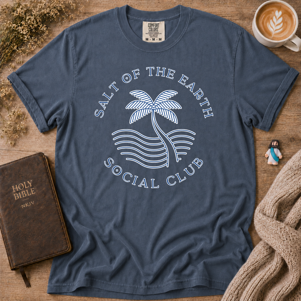 Salt Of The Earth Social Club T-Shirt | Christian Faith Graphic Tee