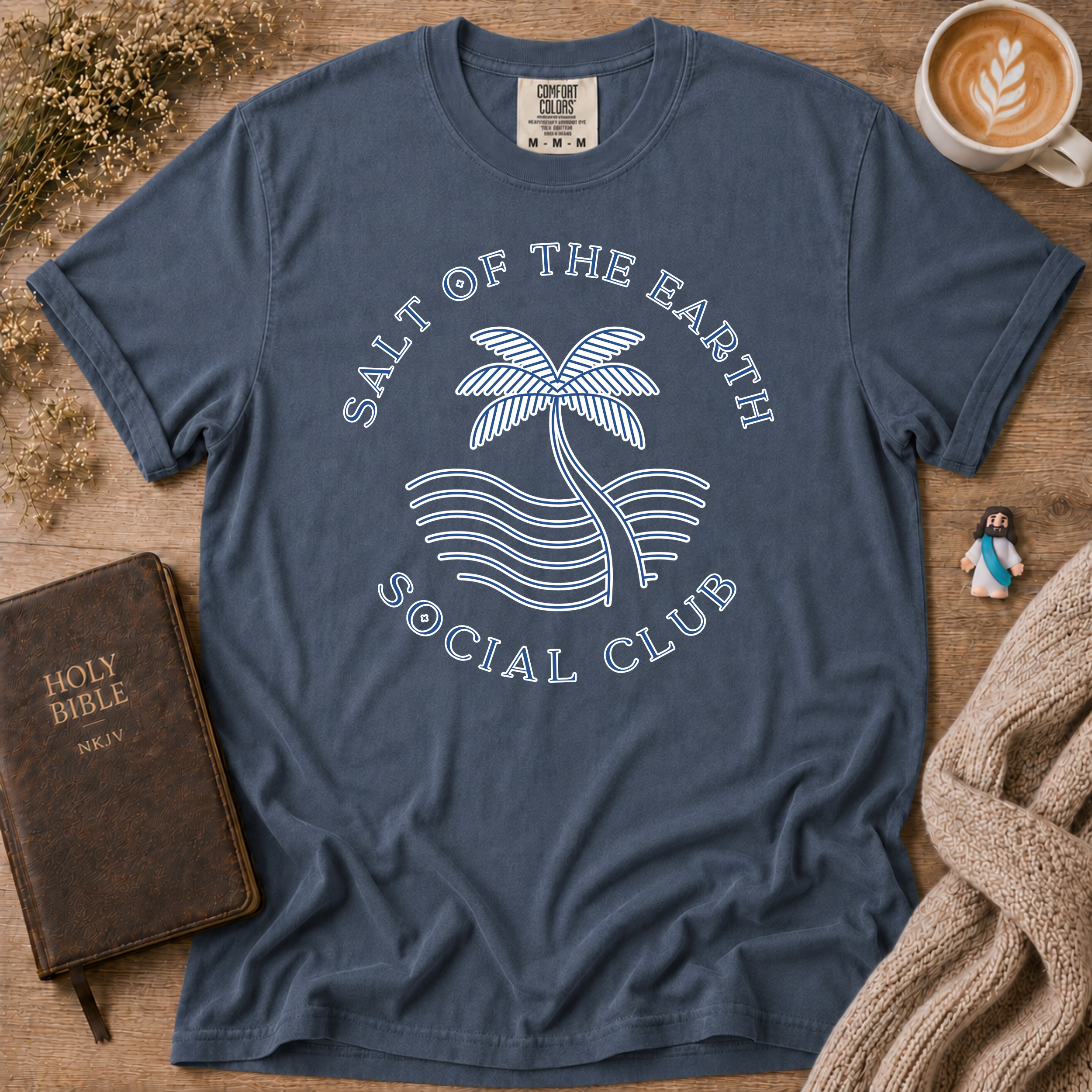 Salt Of The Earth Social Club T-Shirt | Christian Faith Graphic Tee