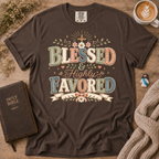 Blessed & Highly Favored T-Shirt | Christian Faith Graphic Tee